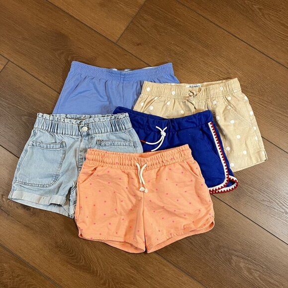 Girls 10/12 Mixed Brand Shorts Bundle Old Navy Cat & Jack Wonder Nation - Picture 1 of 11